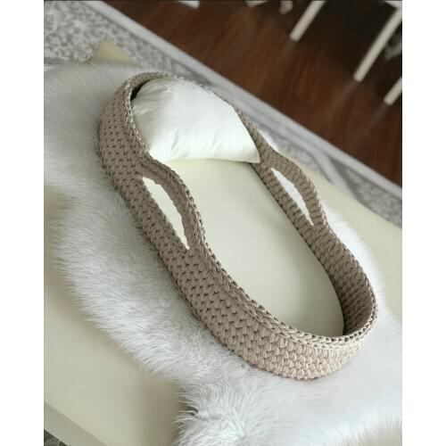 Knit poufs, rugs, chunky blankets, newborn baby baskets