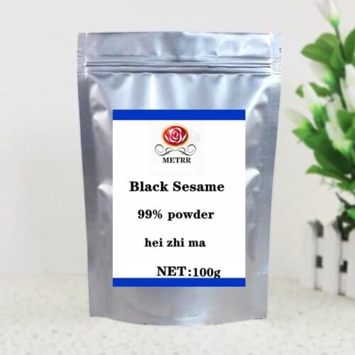 High Quality Black Sesame Extract Powder, Sesamin 99% Powder, Hair Blackening, Liver Protection, Black Sesame Powder