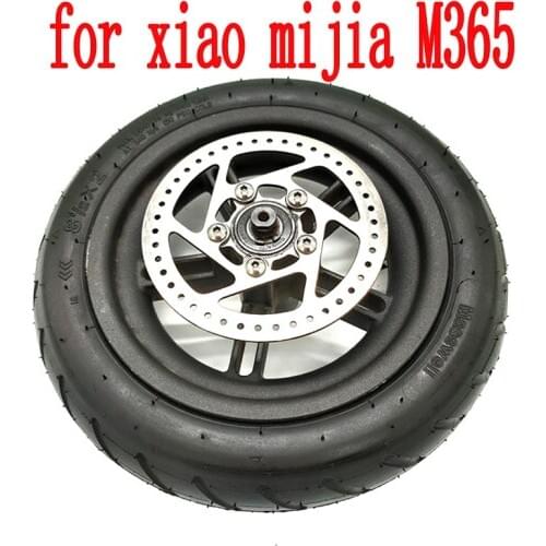 Electric Scooter Rear Tire with Wheel Hub Disc Brake Set Scooter Back Tyre Wheel for Xiaomi Mijia M365 Electric Scooter Parts