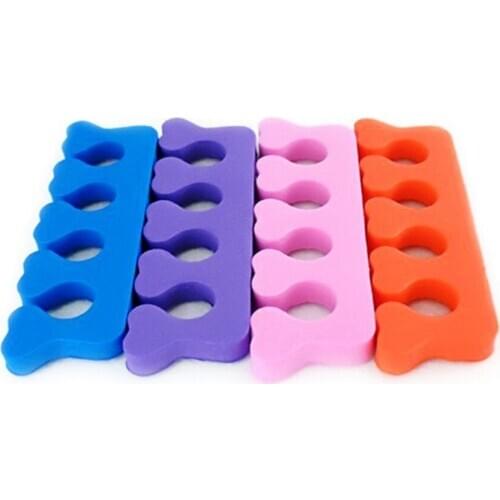 20pcs Nail Art Feet Care Pedicure Manicure Tool Soft Toe/Finger Separators Soft Gel UV Tools Polish Manicure Pedicure