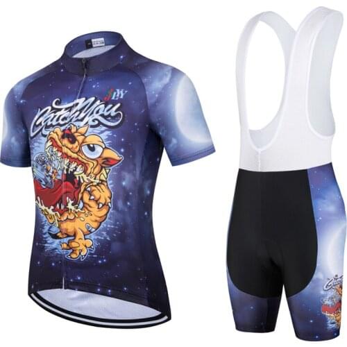 2021Summer Cycling Individuality Bike Moto Cycling Jersey Set Road Bicycle Jerseys MTB Bicycle Wear Breathable Cycling Clothing