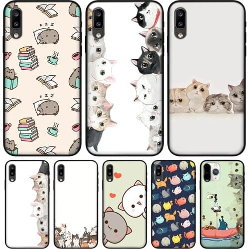 Phone Case For Xiaomi Mi 11 10 Lite 10T Pro Case Cartoon pet cat Cover Redmi Note 9 8 K40 K30 Pro fashion Cases