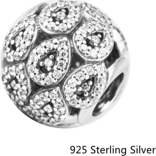 CKK Cascading Glamour Fashion Charms 925 Sterling Silver Beads Original Jewelry Making Fits For Bracelets