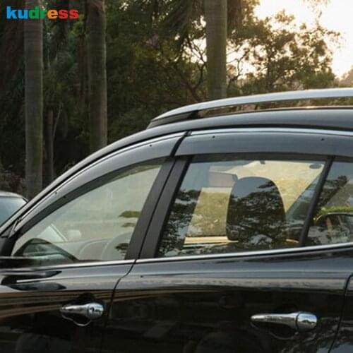 For Jeep Grand Cherokee 2014 2015 Window Deflectors Wind Deflector Sun Guard Rain Vent Visor Cover Trim Car Accessories