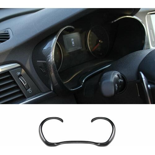 For Kia Optima K5 2016-2020 Carbon Fiber Instrument Panel Frame Cover Trim 1pcs Car modification Auto parts