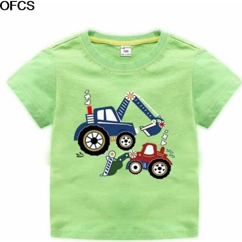 Boys Cartoon T Shirt Retail Summer Children ClothingCotton Short Sleeve jumper Kid Boy Casual Cute T-shirt 2-12 Years Tee Shirt