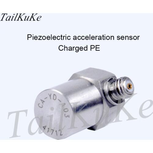 Vibration Shock Test Accelerometer CA-YD-103 Charge Vibration Sensor Induction Frequency