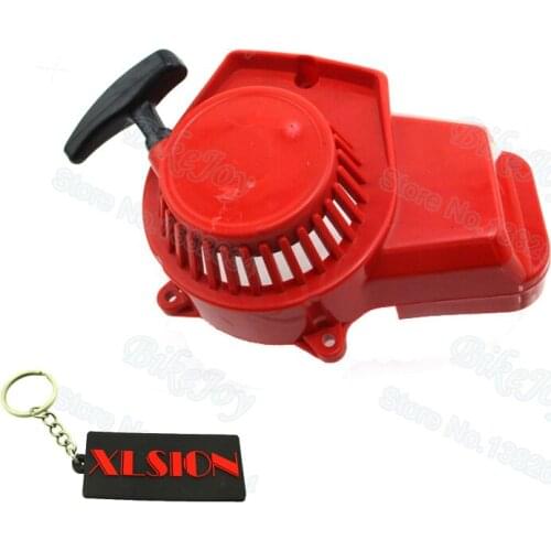 Red Plastic Pull Starter For 2 Stroke 47cc 49cc Mini Moto Dirt Pocket Bike ATV Quad