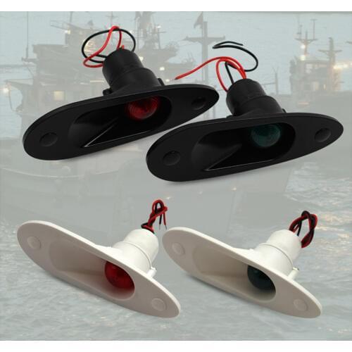 Marine Boat Yacht LED Navigation Light Red Green Port Light Starboard Light 12V DC