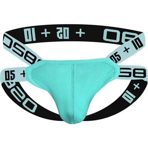 Men Jockstraps Brand Men Underwear Gay Sexy Jockstraps High Quality Cotton Soft Comfortable Fashion Design Male Underwear