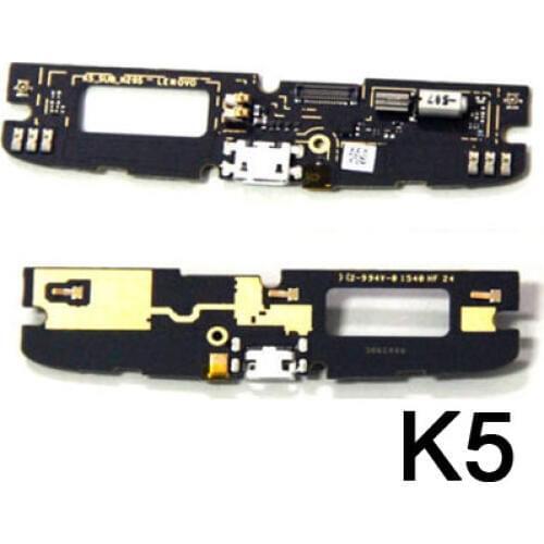 New Micro USB Charge Charging Dock Connector Microphone Antenna Port Circuits for Lenovo K5 K4 NOTE Replace Repair High Quality
