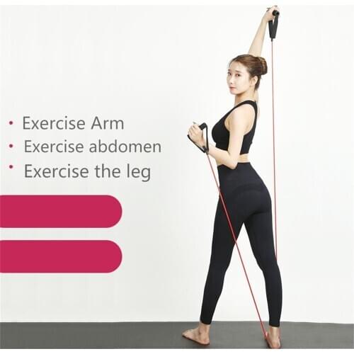 Resistanc Elastic Pull Ropes Exerciser Rower Belly Resistance Band