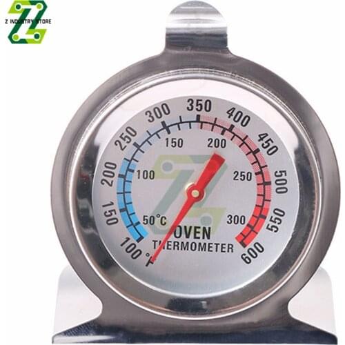 Thermometer For Oven Kitchen Food Meat Temperature Sensor Stand Up Dial Stainless Steel Temperature Gage Baking Tools