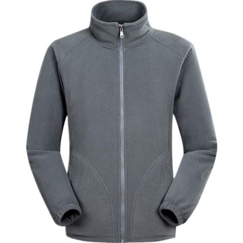 Outdoor fleece jacket jacket mens autumn and winter warm fleece fleece sweater sports casual jacket
