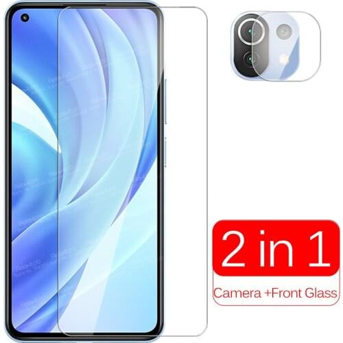 Protective Tempered Glass For Xiaomi 11 Lite Camera Glass Xiomi Mi11 Light 5G 11Lite Mi11Lite Screen Protector Safety Cover Film