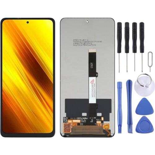 LCD Screen and Digitizer Full Assembly for Xiaomi Poco X3/Redmi Note 9 Pro 5G/Mi 10T Lite 5G M2010J19SC M2010J19CG M2007J17G