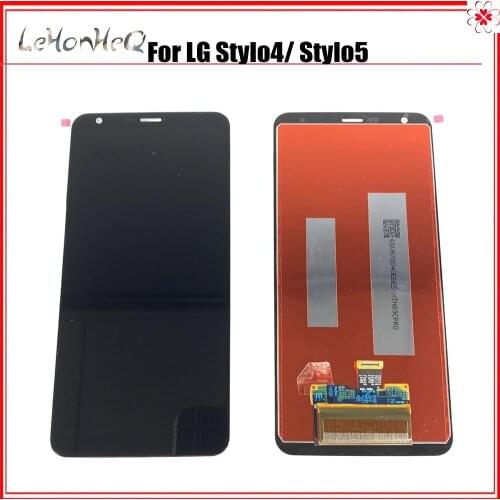 100% Test LCD For LG Stylo 5 Q720 LCD Display Screen Touch Digitizer Assembly For LG Q Stylo 4 Q710 Display Frame LCD