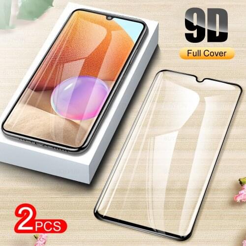 2Pcs Full Cover Tempered Glas For Samsung A32 4G Glasses Protective Glas For Galaxy A 32 4G SM-A325F 6.4 Inches Protection Film