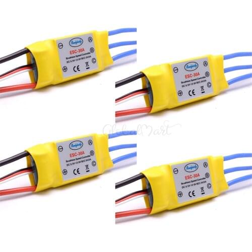 30A Brushless ESC 450 550 helicopter multicopter Motor Speed Controller RC ESC