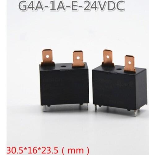 5pcs Power Relay G4a-1a-e-24vdc G4a-1a-e-dc24v 20a 4pin 24v