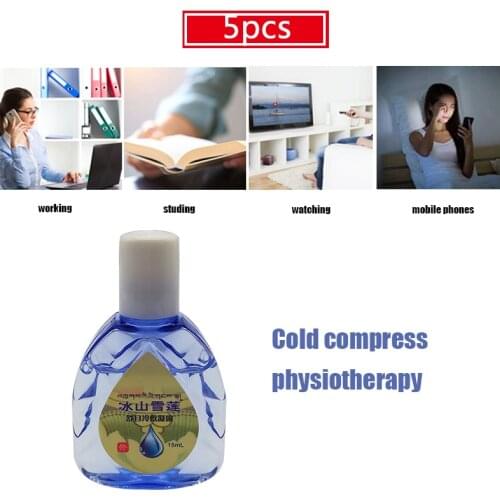 5pcs Eye Drops Relieves Dry Eyes Anti-Itchy Removal Fatigue Eyes Health Care Liquid Protect Eyesight
