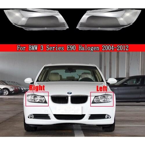 Car Front Head Light Lamp Headlamp Lampshade Auto Shell For BMW 3 Series E90 Halogen 2004~2012 Headlight Cover Glass Lens Case