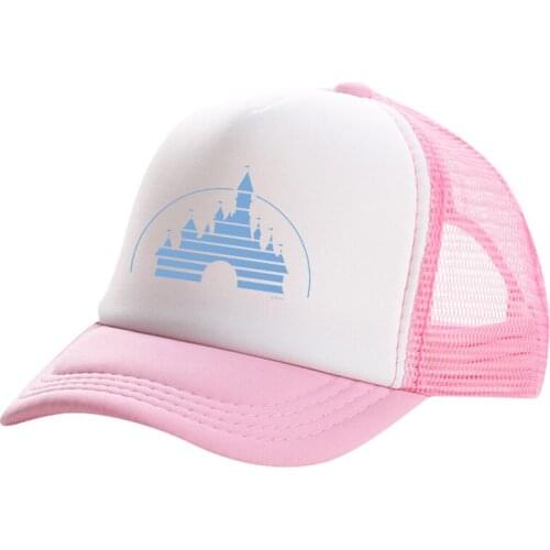 Summer Unisex Men Disney castle Baseball Caps Women Breathable Mesh Snapback Hats Casual sport Hats Cap