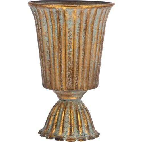 1pc Safe Retro Iron Drum Iron Planting Barrel Planter Bucket Flower Bucket for Garden Home Store