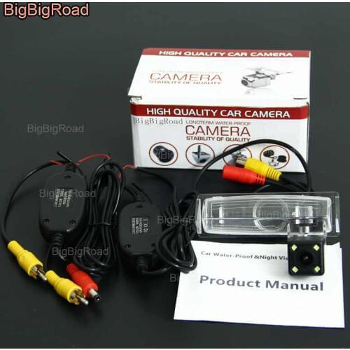 BigBigRoad For Mitsubishi Grandis / toyota Camry Aurion vios 2008-2013 Yaris Sedan Wireless Camera Car Rear View Backup Camera