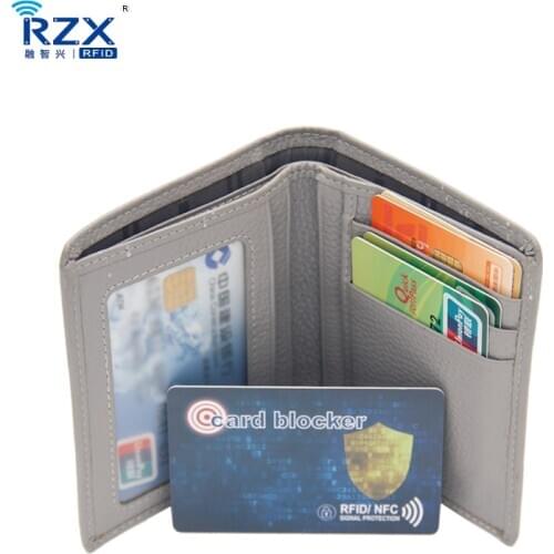 5pcs free shipping rfid E-shield rfid blocking card rfid blocker for wallet