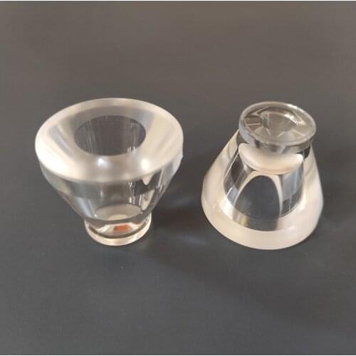 #CGA-30 High quality LED Optical Lens, 8 degree, PMMA materials, Lens Size: 30X26.4mm, Grinding surface