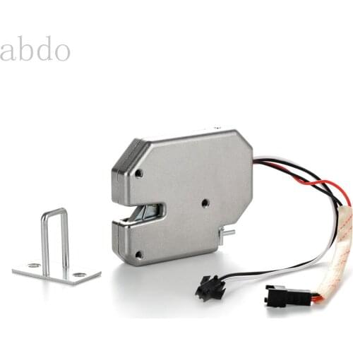 DC 12V Mini Electrical Lock Smart Lock Latch Drawer Cupboard Case Anti-Theft Mortise Lock Intelligent Universal Long-Life