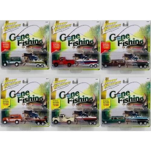 Johnny Lightning 1:64 Chevrolet crock wagon pickup truck Diecast Collection of Die-casting Simulation Alloy Model Children Toys