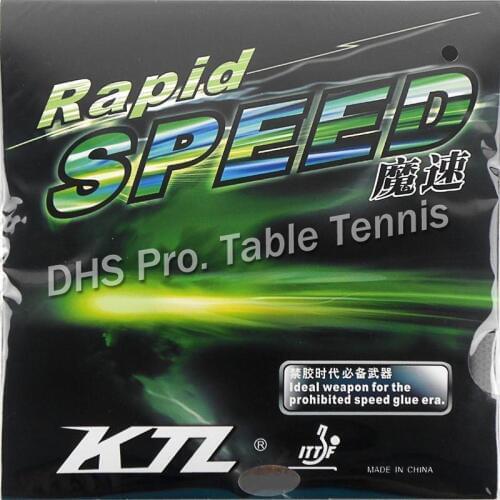 KTL Rapid SPEED Pips-In Table Tennis Rubber with Sponge