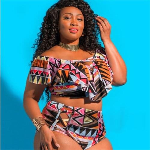 Swimsuit Female Fused Tankini Swimwear For Women Ladies Bikini Two Piece Swimming Large Size Sexy Badpak Swim Wear Separate Set