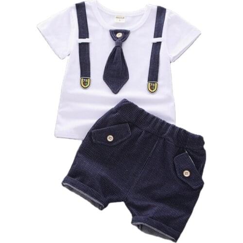 Summer Baby Boys Girls Solid Clothes Kids T Shirt Shorts Clothing Sets Children Fashion Infant Toddler Casual Cotton Tracksuits