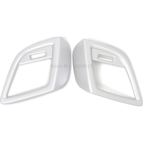 For Mazda 3 M3 Axela 2017 2018 Matte Air Condition Vent Outlet Cover Molding Trim Decoration Frame Interior Car Accessories