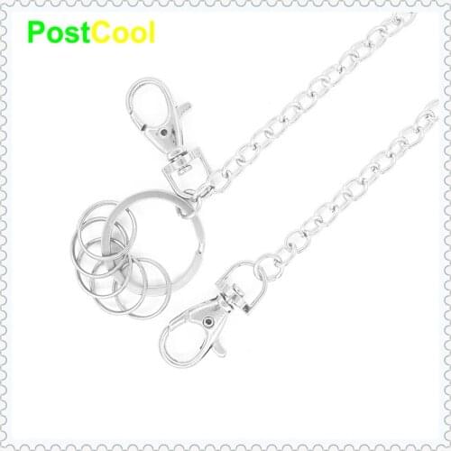 Fashion Jewelry 8 Options Available Metal Material for Key Holder/Wallet Belt Chain/Jean Keychain/Key Anti-lost/factory pice DIY