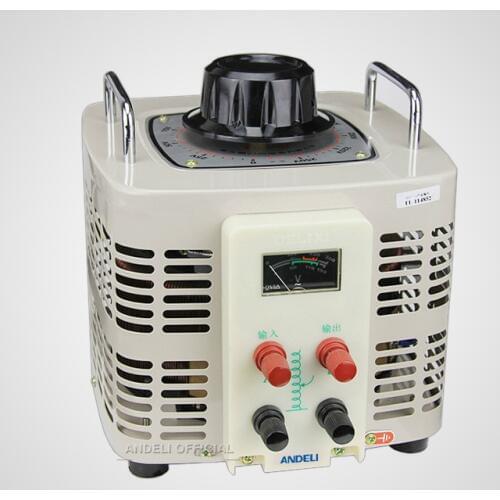 Single phase voltage regulator 5000w AC 220V input power converter TDGC2-5kva stepless voltage transformer range 0-250V
