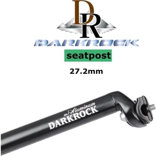 DARKROCK seat post 27.2mm city bicycle parts Aluminum alloy black 25.4mm +27.2mm