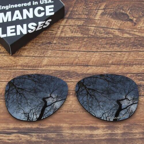 ToughAsNails Resist Seawater Corrosion Polarized Replacement Lenses for Oakley Elmont L Sunglasses Black