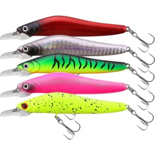 Minnow Fishing Lure Hard Artificial Bait 3d Eyes 9.5cm8.5g Crankbait Baits