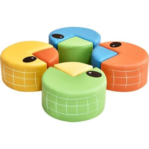 YLWCNN Small Software Building Block Toy Equipment Kids Soft Play Set PU Foam Cartoon Seat Stack Game Educational Puzzle Game