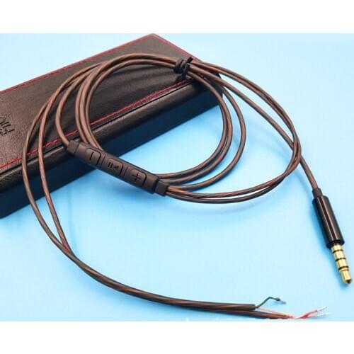 1.2m 3.5mm Earphone Repair Cables DIY Earphone Audio Cable Headphone Replacement Cable Wire Line Cord for Soldering