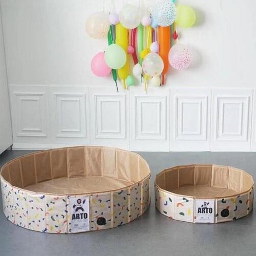 Folding Baby Toy Ball Pool Portable Kid Indoor Outdoor Swimming Pool Pet Dog Bathtub Multi-Function Foldable Pool