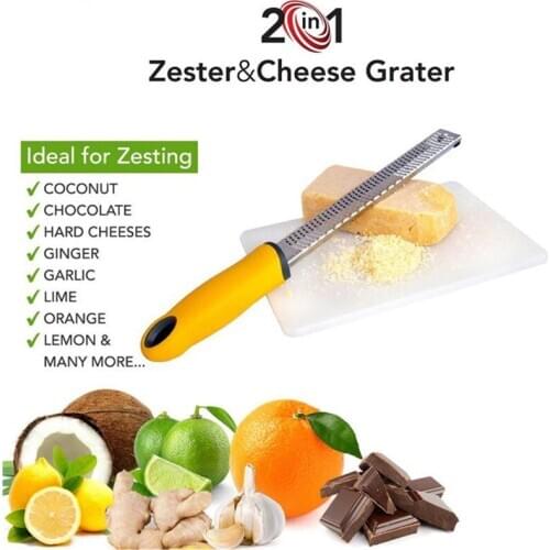 Citrus Lemon Zester Cheese Grater Manual Practical Rotary Slicer Chocolate Lemon Zester Fruit Peeler Kitchen Gadgets
