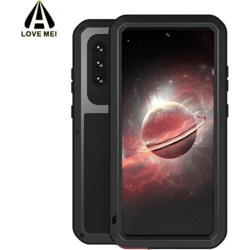 LOVE MEI Life Waterproof POWERFUL Metal Case for Samsung Galaxy A72 Shockproof Phone Cover Gorilla Glass Full Body Protection
