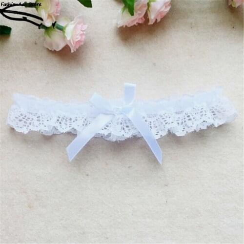 1Pcs Sexy Women Girl Lace Floral Bowknot Party Bridal Lingerie Cosplay Leg Bridal Garter Belt Leg Ring Suspender