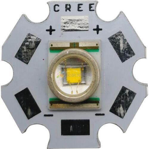 10PCS Cree XLamp XRE XR-E Q5 Warm White 3W LED Light Emitter Bulb mounted on 16mm Or 20mm Star PCB