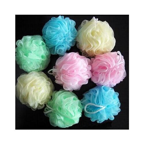 2PCS Bath Ball Bath Tubs Cool Ball Bath Towel Scrubber For Body Loofah Massage Cleaning Tool Body Exfoliating Shower Ball